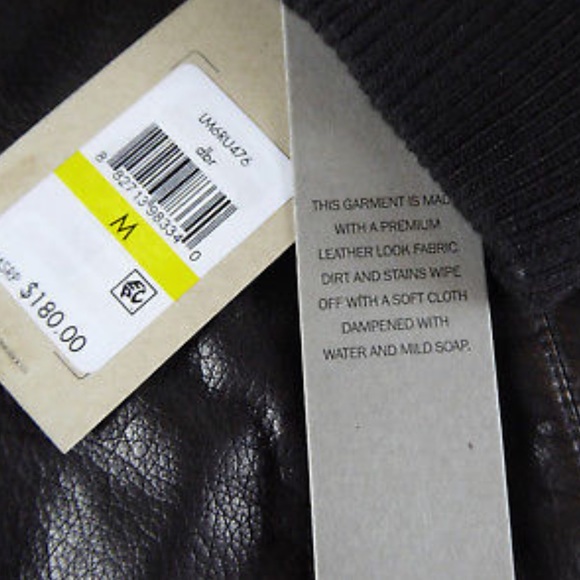 Levi’s Faux Leather Sherpa Lined Bomber Jacket NWT - Picture 3 of 8